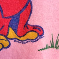 1970 I'm Dopey pink tee shirt, size small