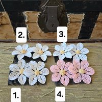 1940's tropical flower hair combs, choose one