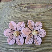1940's tropical flower hair combs, choose one
