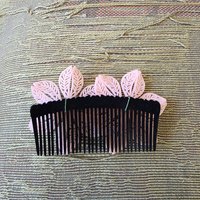 1940's tropical flower hair combs, choose one