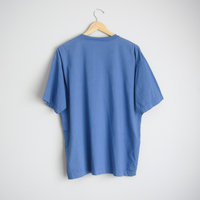 90's blue pocket tee shirt, men's size large