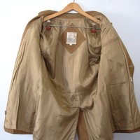 Vintage 70's light brown equestrian blazer jacket, men's size 40 / medium