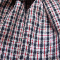 80's distressed plaid high waisted pleated shorts, women's size medium