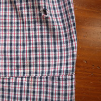 80's distressed plaid high waisted pleated shorts, women's size medium