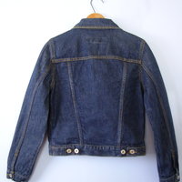 Vintage 90's dark denim jacket, Express jean jacket, women's size small