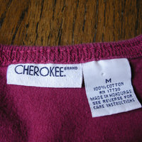 90's plain burgundy shirt, women's size medium