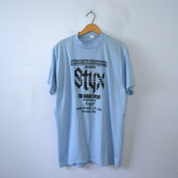 Vintage 70's Styx and Angel shirt Cincinnati Ohio concert band tee, size XL / large