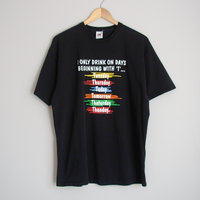 90's day drinking graphic tee shirt, men's size XL