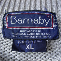 80's grey gradient sweater, men's size XL