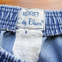 80's high waisted jeans with elastic waistband, women's size medium