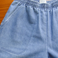 80's high waisted jeans with elastic waistband, women's size medium