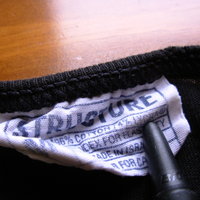 Vintage 90's distressed plain black tee shirt, women's size medium