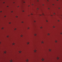 80's red star long sleeved tee shirt with pocket, size large