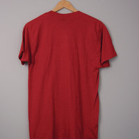 70's Tough Shopping red tee shirt, size large