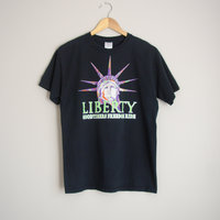 90's NY Liberty graphic tee shirt, men's size medium