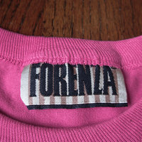 80's plain pink tee shirt with pocket, size medium