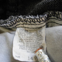 80's Lee high waisted black jeans with elastic waist, women's size 12 / 14