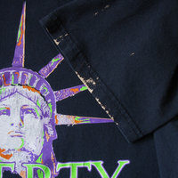 90's NY Liberty graphic tee shirt, men's size medium