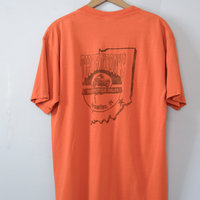 90's distressed Thornton's Indiana motorcycle tee shirt, men's size large