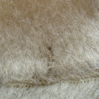 Vintage 60's pale yellow chartreuse Mohair turtleneck sweater, women's size small