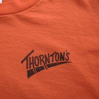 90's distressed Thornton's Indiana motorcycle tee shirt, men's size large