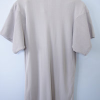Vintage 80's grey henley tee shirt, men's size medium
