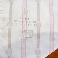 Vintage 70's yellow striped button up shirt with pocket, men's size medium