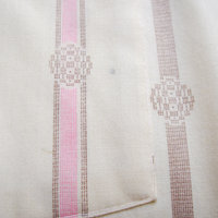 Vintage 70's yellow striped button up shirt with pocket, men's size medium