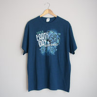 Y2K earth day graphic tee shirt, men's size XL