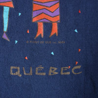 80's Quebec Dancing Women tee shirt, size medium