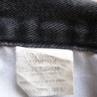 90's Lee black high waisted jeans with tapered leg, women's size 20 / 22