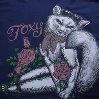 Vintage 80's Foxy graphic tee shirt, men's size large