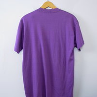 Vintage 80's purple graphic tee, Lccc Building on a Dream shirt, size large