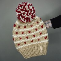 Knit beanie hats