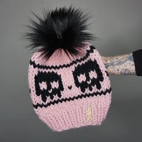 Knit beanie hats