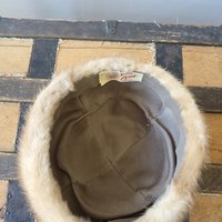 1950 Pogue's of Cincinnati mink fur pill box hat