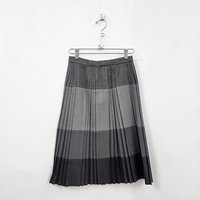 1970 grey pleated skirt, xs