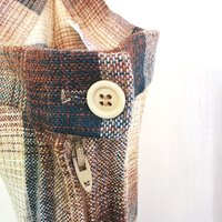 1970 Casual Corner plaid wool pleated skirt, small