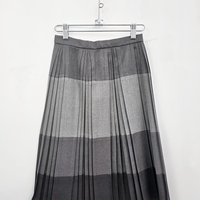 1970 grey pleated skirt, xs