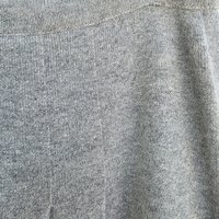 1980 wool and angora pleated skirt, medium