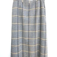 1960 Pendleton plaid wool skirt, medium 10