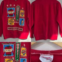 Ugly Christmas sweatshirts, sizes small and medium, choose one