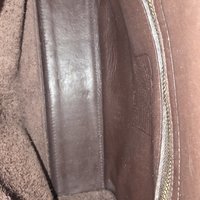 Vintage 90's Coach "Court" dark brown leather crossbody purse