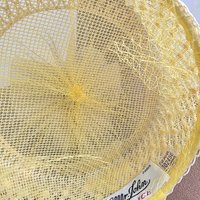 1960 Mr. John Capric pale yellow pill box hat