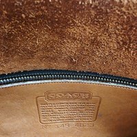 1980 COACH Dinky brown leather crossbody bag