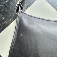1999 COACH Andrea black leather shoulder bag