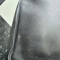 1999 COACH Andrea black leather shoulder bag