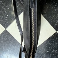 1999 COACH Andrea black leather shoulder bag