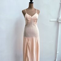 1940 Barbizon "Bryn Fair" pink slip dress, size small