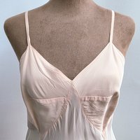 1940 Barbizon "Bryn Fair" pink slip dress, size small